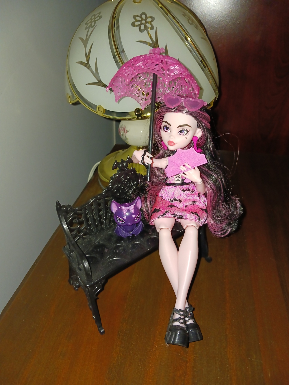 Draculaura In The Park Monster High Doll Playset